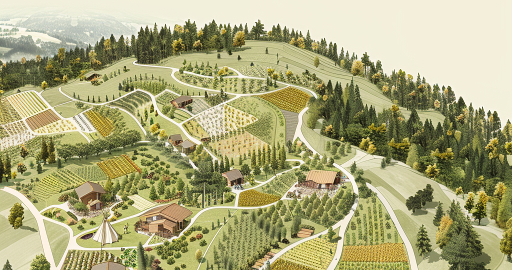 Permakultur-Design-Konzept